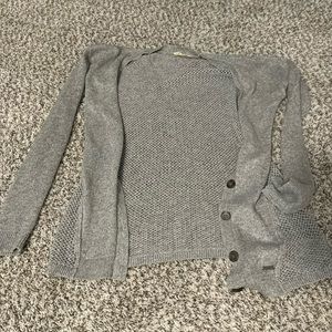 XS GREY CARDIGAN